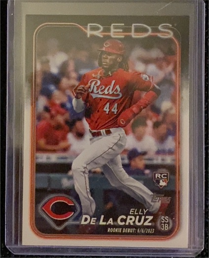 2024 Topps Update Series #US350 Elly De La Cruz Rookie Debut — front