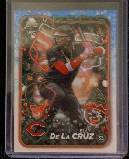 2024 Topps Holiday #H102 Elly De La Cruz — front