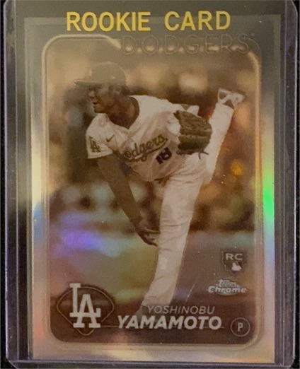 2024 Topps Chrome #18 Yoshinobu Yamamoto — front