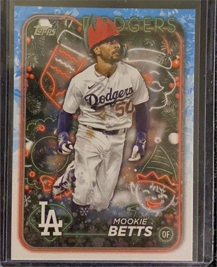 2024 Topps Holiday #H135 Mookie Betts — front