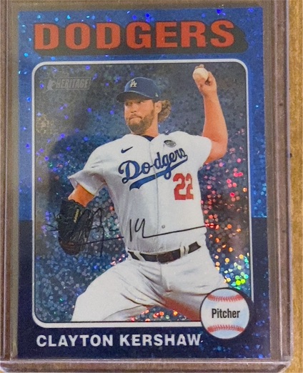 2024 Topps Heritage #386 Clayton Kershaw — front