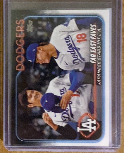 2024 Topps Update #US13 Shohei Ohtani / Yoshinobu Yamamoto — front