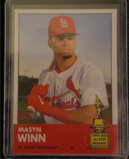 2025 Topps Heritage 25th Anniversary #H25-12 Masyn Winn — front