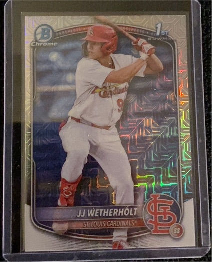2025 Bowman Chrome #BCP-22 JJ Wetherholt — front