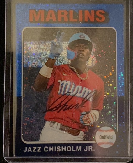 2024 Topps Heritage #409 Jazz Chisholm Jr. — front