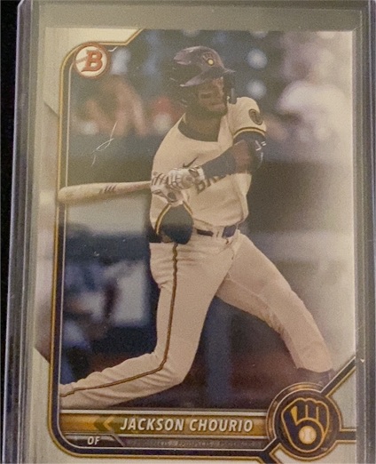 2022 Bowman Draft #BDC-115 Jackson Chourio — front