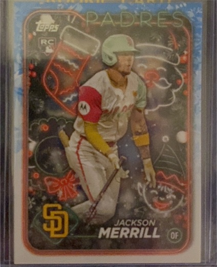 2024 Topps Holiday #H160 Jackson Merrill — front