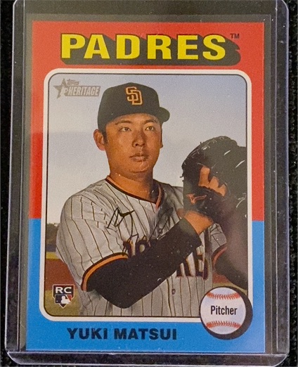2024 Topps Heritage High Number #509 Yuki Matsui — front