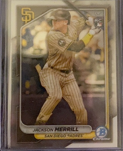 2024 Bowman Chrome #27 Jackson Merrill — front