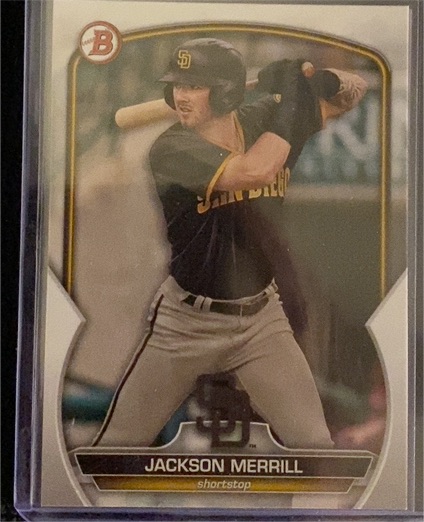 2023 Bowman Draft #BD-157 Jackson Merrill — front