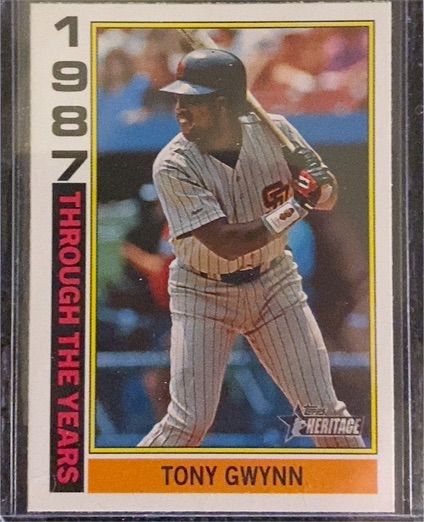 2025 Topps Heritage #TTY-9 Tony Gwynn Through the Years — front