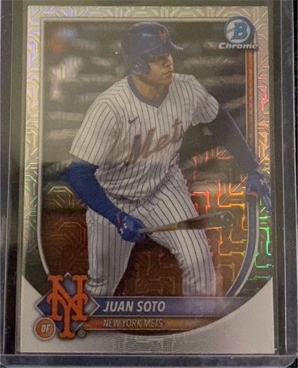 2025 Bowman Chrome #22 Juan Soto — front
