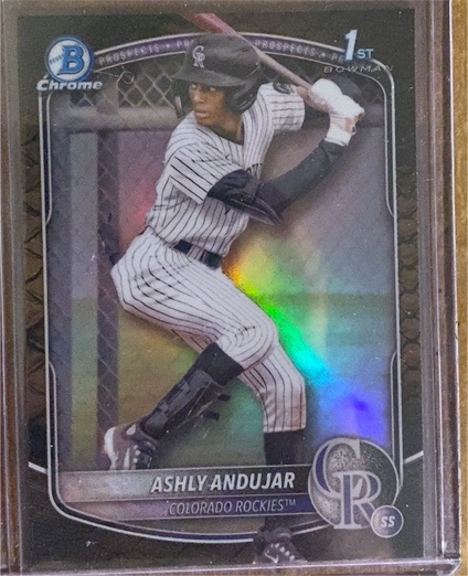 2025 Bowman Chrome Prospects #BCP-20 Ashly Andujar — front