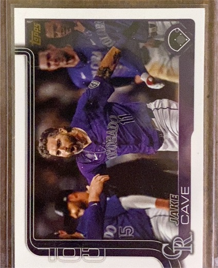 2025 Topps Series 1 #101 Jake Cave — front