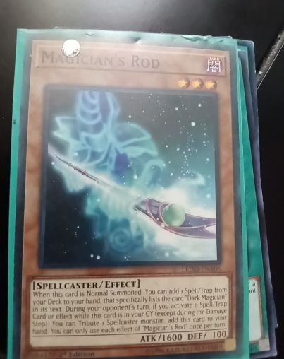 Yu-Gi-Oh! Legendary Duelists Magical Hero Magician's Rod #LED6-EN008 — front