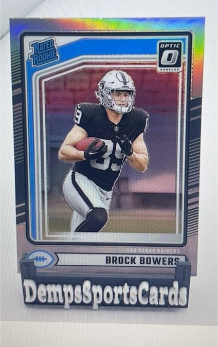 2024 Donruss Optic Rated Rookie #394 Brock Bowers — front