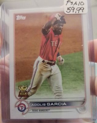 2022 Topps Series 2 #652 Adolis Garcia — front