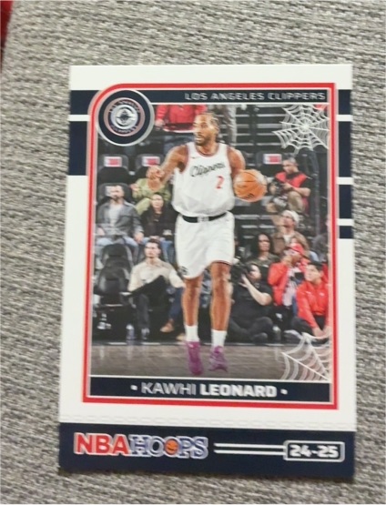 2024-25 Panini NBA Hoops Haunted Hoops #194 Kawhi Leonard — front