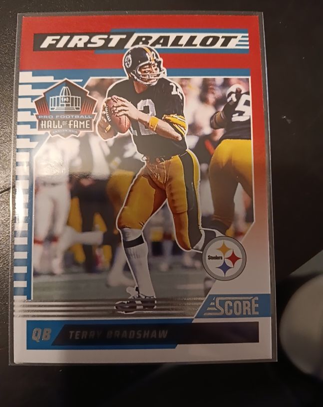 2025 Panini Score First Ballot #10 Terry Bradshaw — front