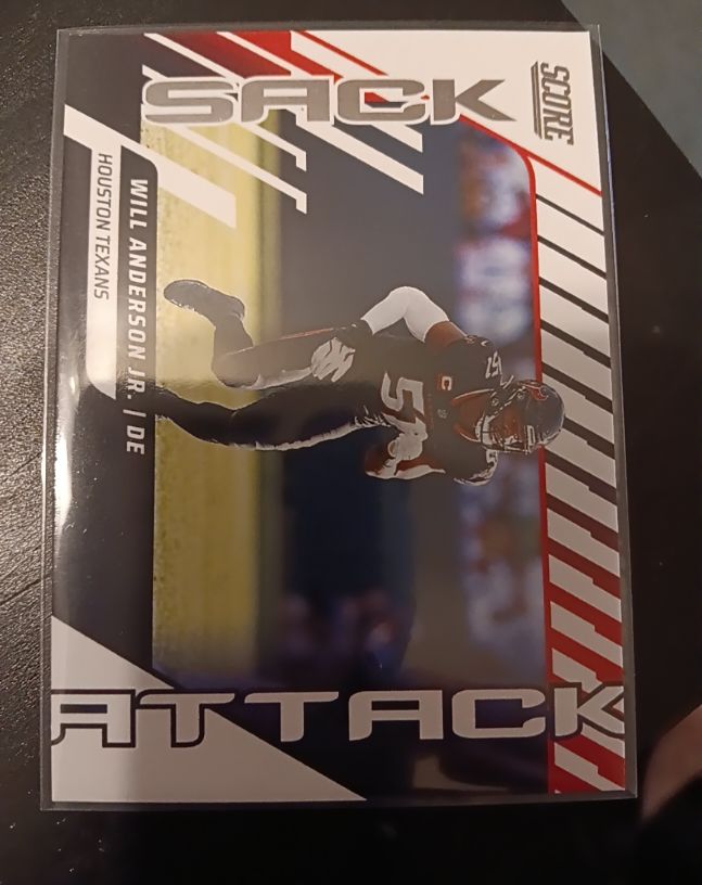 2025 Panini Score Sack Attack #9 Will Anderson Jr. — front