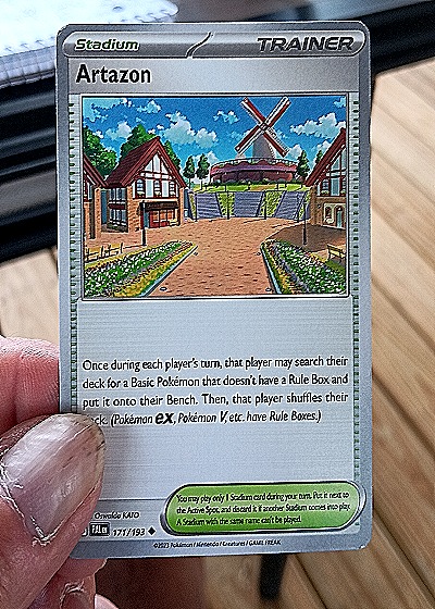 2023 Pokémon Paldea Evolved #171 Artazon — front