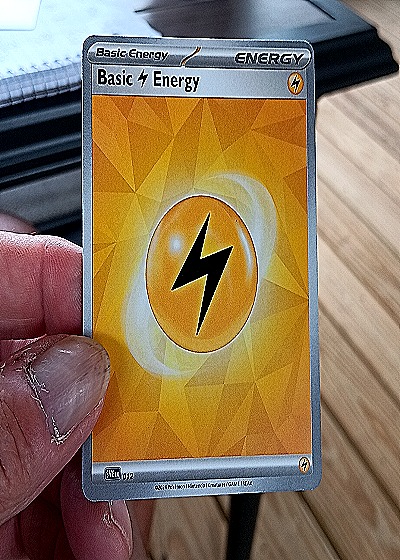 2025 Pokémon SVE 012 Basic Lightning Energy — front
