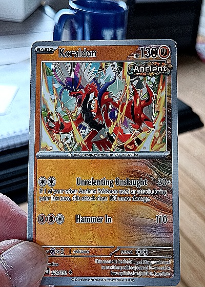 2023 Pokémon SV08 Surging Sparks #116 Koraidon — front