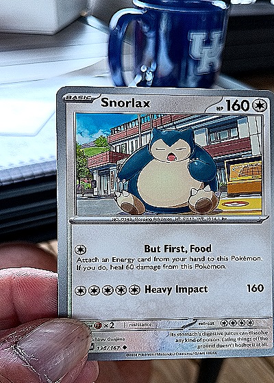 2024 Pokémon SV06 Twilight Masquerade #136 Snorlax — front