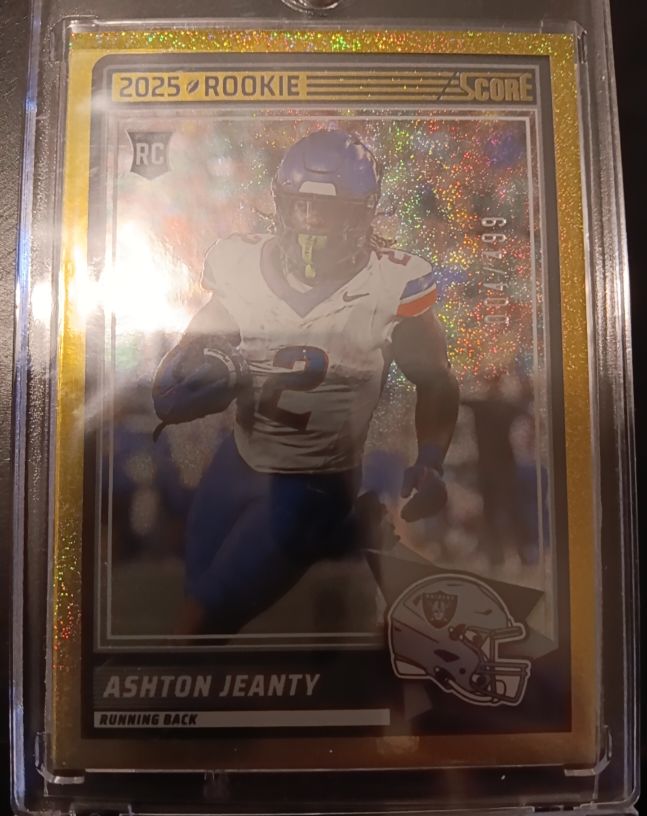 2025 Panini Score #14 Ashton Jeanty Rookie — front