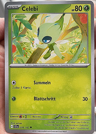 2024 Pokémon Scarlet & Violet: Stellar Crown #004 Celebi — front