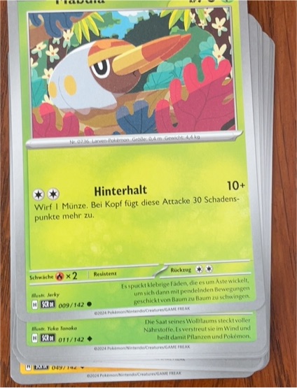 2024 Pokémon SV07 Stellar Crown #009 Larvibule — front