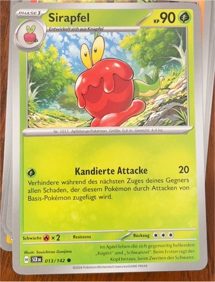 2024 Pokémon SV07: Stellar Crown #013 Sirapfel — front