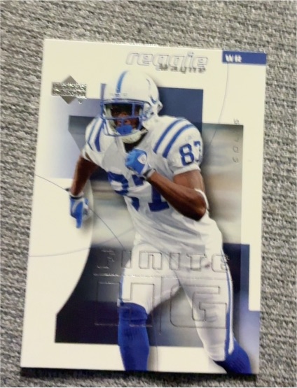 2004 Upper Deck Finite HG #42 Reggie Wayne — front