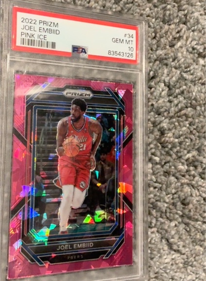 2022 Panini Prizm #34 Joel Embiid — front