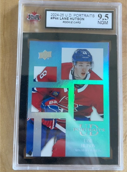 2024-25 Upper Deck UD Portraits #P44 Lane Hutson — front
