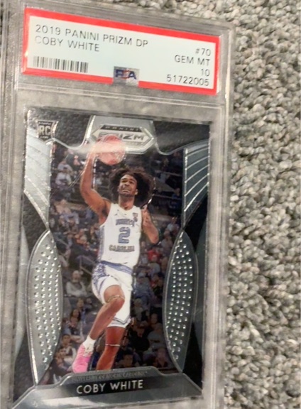 2019 Panini Prizm Draft Picks #70 Coby White — front