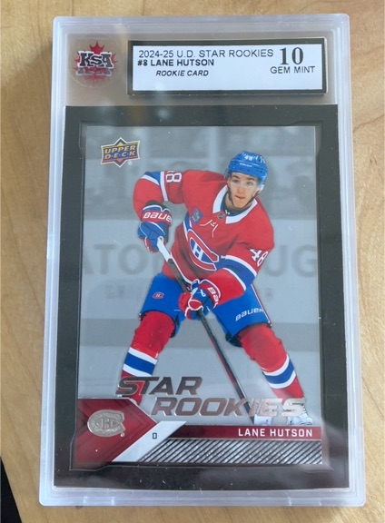 2024-25 Upper Deck Star Rookies #8 Lane Hutson — front