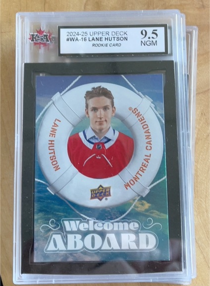 2024-25 Upper Deck Series 2 #WA-16 Lane Hutson — front