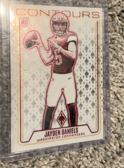 2024 Panini Phoenix #CON-JDS Jayden Daniels Contours — front