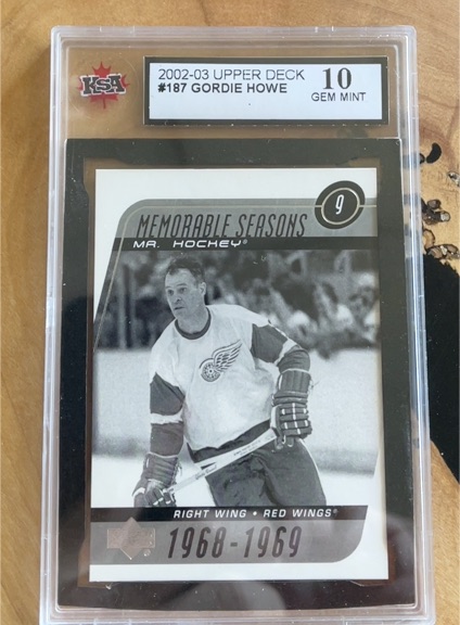 2002-03 Upper Deck #187 Gordie Howe — front
