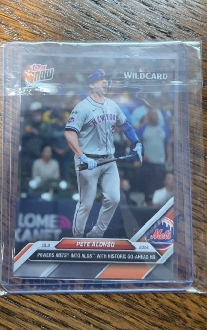 2024 Topps Now #798 Pete Alonso — front