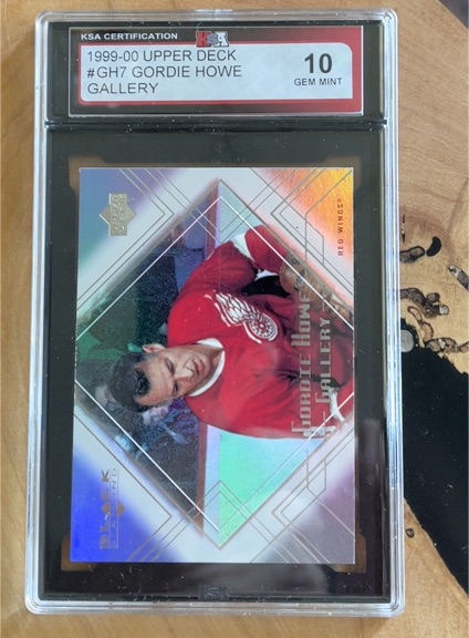 1999-00 Upper Deck Black Diamond #GH7 Gordie Howe Gallery — front