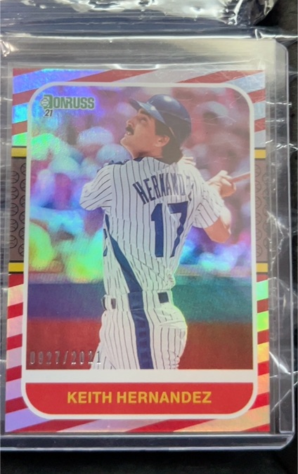 2021 Donruss #256 Keith Hernandez — front