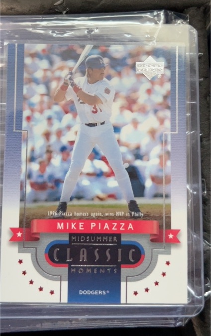 2001 Upper Deck Midsummer Classic Moments #CM14 Mike Piazza — front