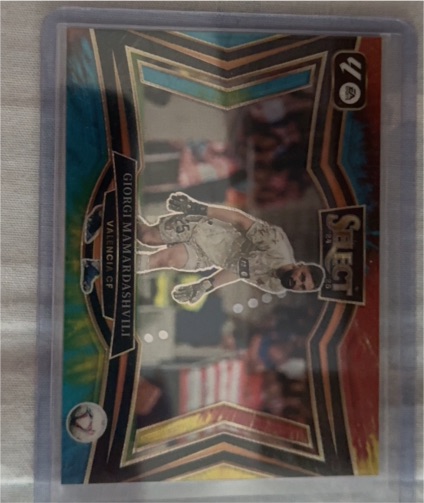 2024-25 Panini Select La Liga Field Level #245 Giorgi Mamardashvili Silver Prizm — front