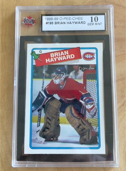 1988-89 O-Pee-Chee #195 Brian Hayward — front