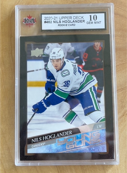 2020-21 Upper Deck #462 Nils Hoglander — front