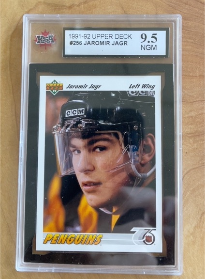 1991-92 Upper Deck #256 Jaromir Jagr — front