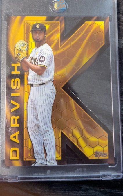 2025 Topps Series 2 K-Zone Die Cut #KZ-23 Yu Darvish — front