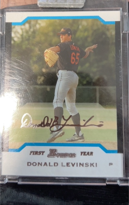 2004 Bowman #65 Donald Levinski — front